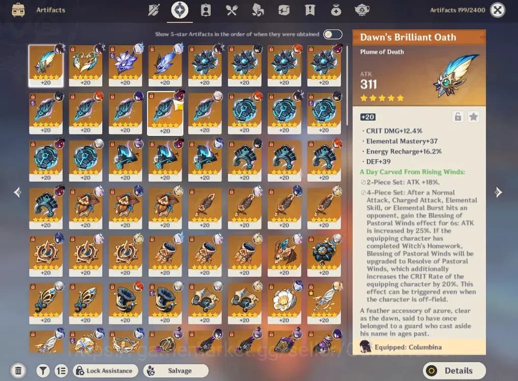 Genshin Impact Accounts ASIA|AR57|13Limited+4(*5Wep)|Skirk,Columbina,kinic image 7