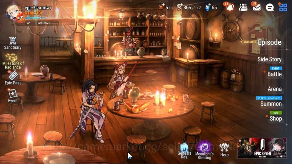 Epic Seven Accounts GLOBAL Unverif|New Era|4 ML(Salome, Harsetti, AYuf image 1