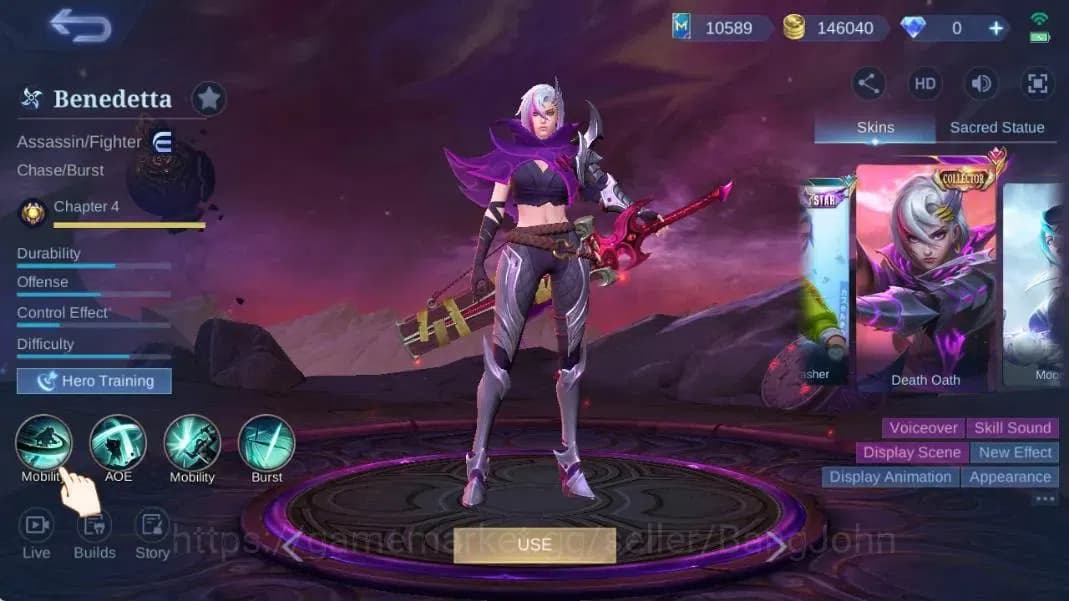 Mobile Legends: Bang Bang Accounts Global|Hero 132|Skin 232|Renowned|Legend Franco+Va image 10