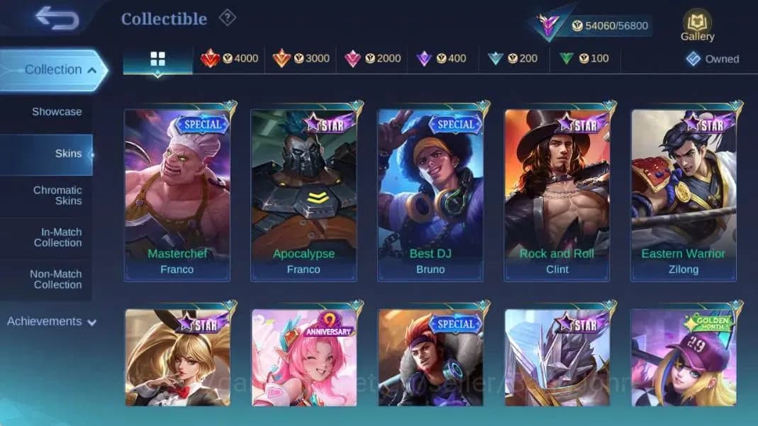 Mobile Legends: Bang Bang Accounts Global|Hero 132|Skin 232|Renowned|Legend Franco+Va image 18