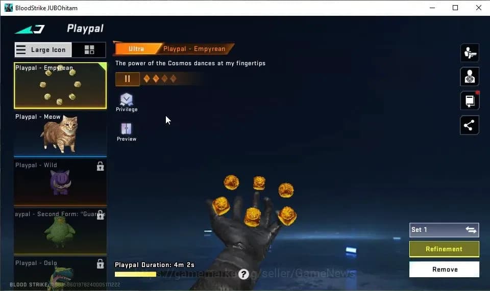 Blood Strike Accounts ASIA|ETERNAL P90-Empyrean Lv2|18 ULTRA[HANK,AUG,PK image 10