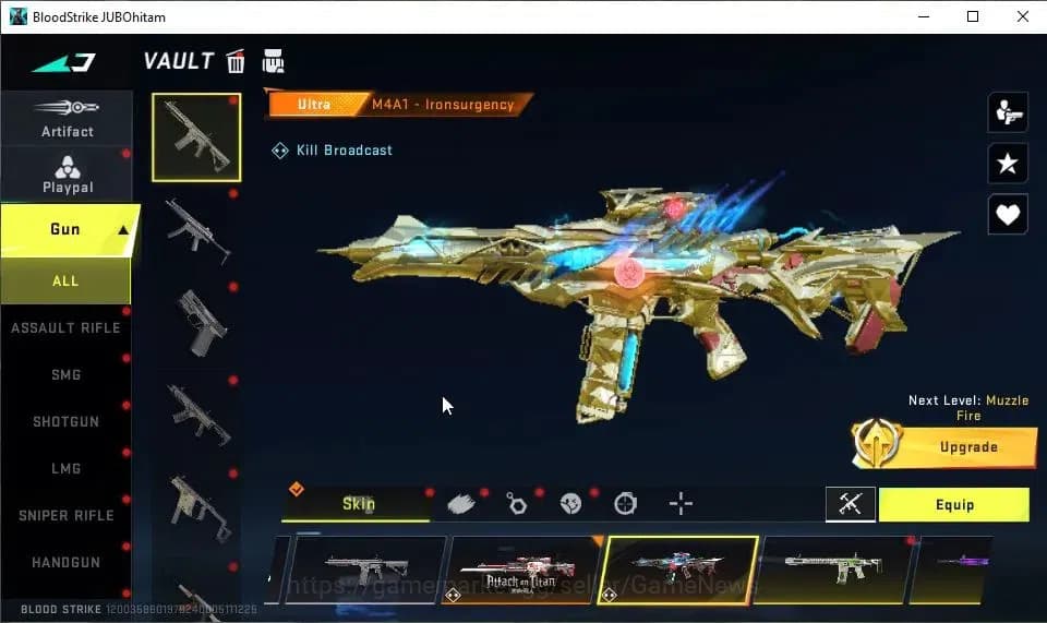 Blood Strike Accounts ASIA|ETERNAL P90-Empyrean Lv2|18 ULTRA[HANK,AUG,PK image 20