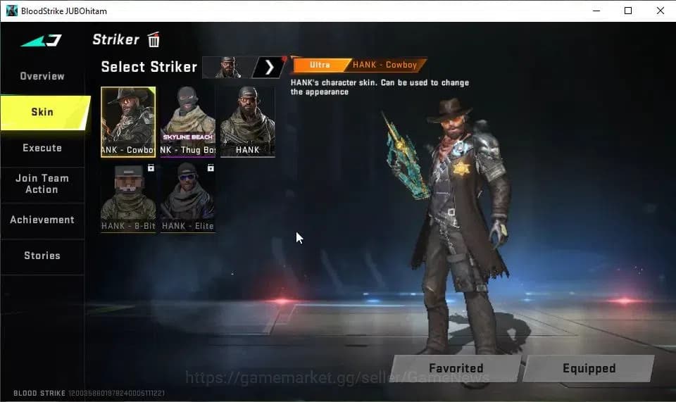 Blood Strike Accounts ASIA|ETERNAL P90-Empyrean Lv2|18 ULTRA[HANK,AUG,PK image 3