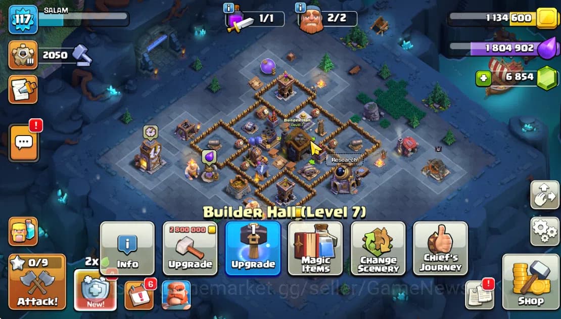 Clash of Clans Accounts TH 13-BH 7|LV 117|HH 7|BK 65,AQ 68,GW 50,MP 46,RC image 5
