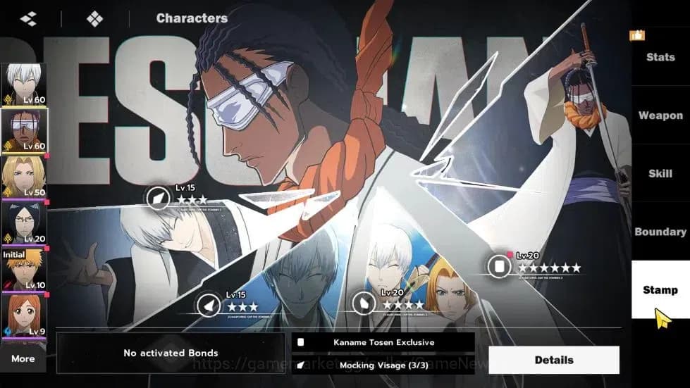 BLEACH: Soul Resonance Accounts NuverseSEA|LV 53|6 SSR [(Gin B2,Tosen B2,Aizen,Ikk image 11