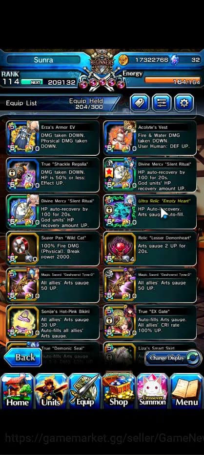 Grand Summoners Accounts Global|Rank 114 |34 Ascend|SaitamaTW,ToumaTW,MomoT image 14