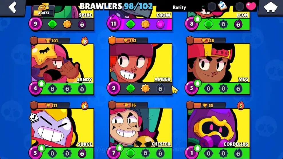 Brawl Stars Accounts 40K Trophy|98 Brawlers 29 Max Lvl|UL Kaze|395 Skin image 11