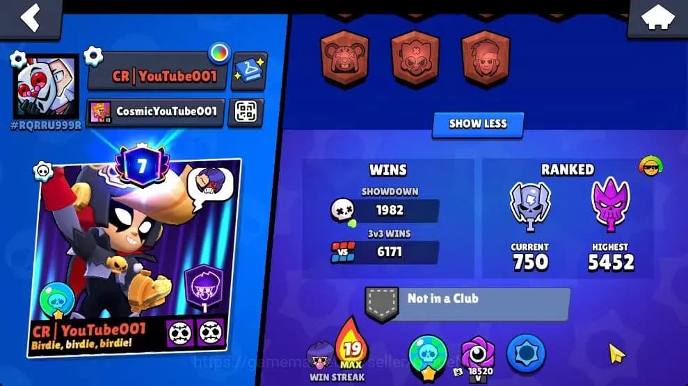 Brawl Stars Accounts 40K Trophy|98 Brawlers 29 Max Lvl|UL Kaze|395 Skin image 4
