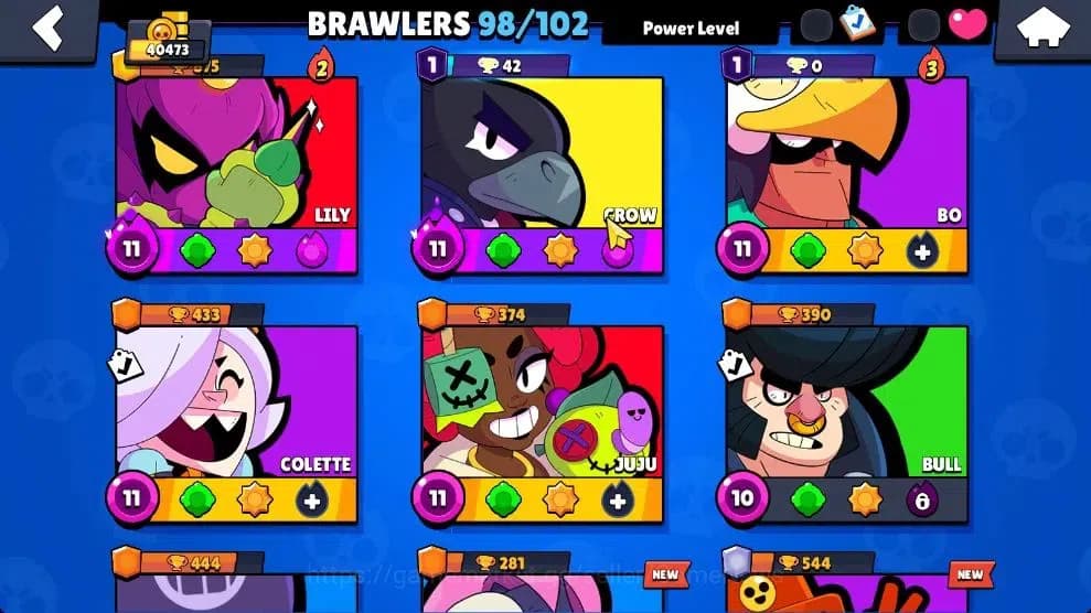 Brawl Stars Accounts 40K Trophy|98 Brawlers 29 Max Lvl|UL Kaze|395 Skin image 9