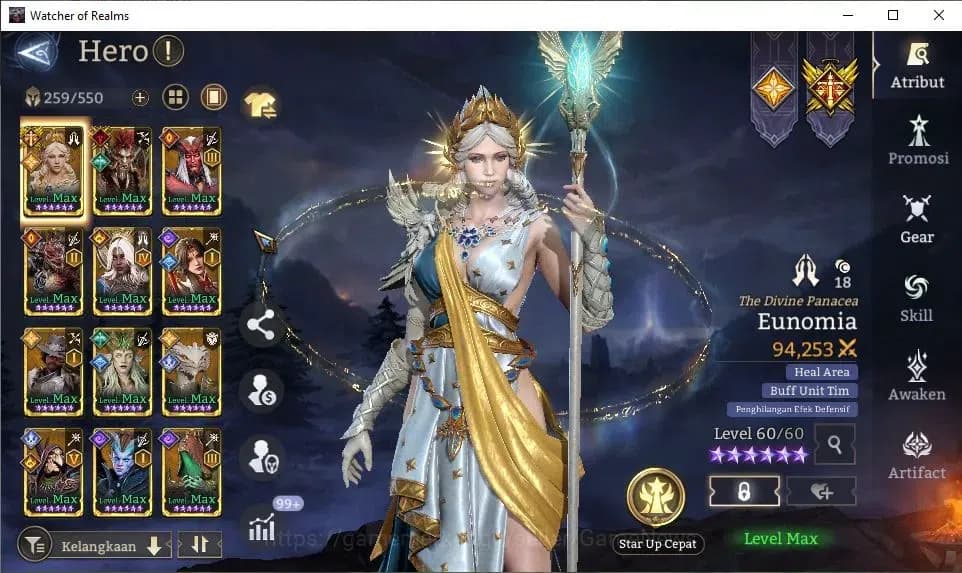 Watcher of Realms Accounts GLOBAL 60x|12M Power|15 Lord[IngridA5,PraetusA1,Ez image 17