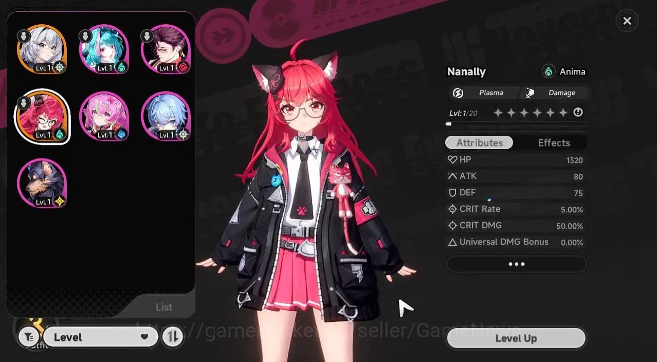 Neverness to Everness Accounts Global NA|HL 4|1 SSR Limited Nanally +1 S-Class Ch image 1