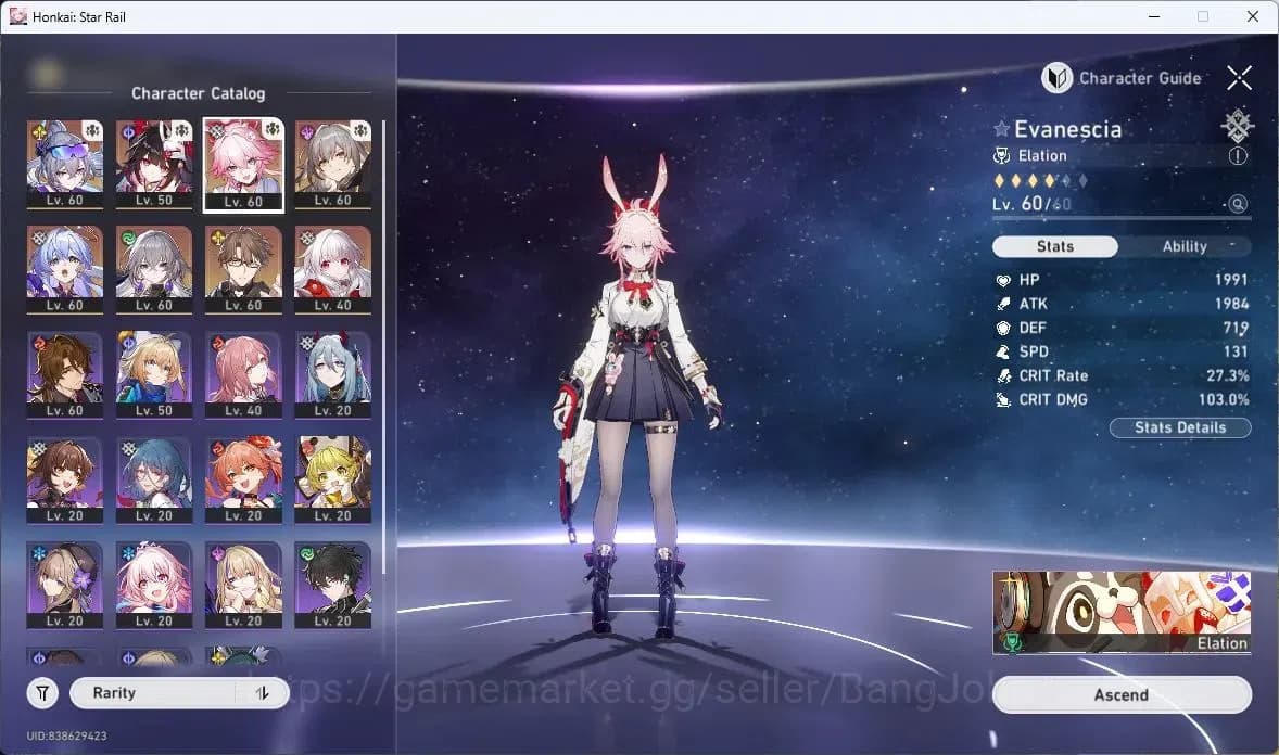 Honkai Star Rail Accounts ASIA | TL46 | Silver Wolf+Sign | Sparkle+Sign | Ev image 4