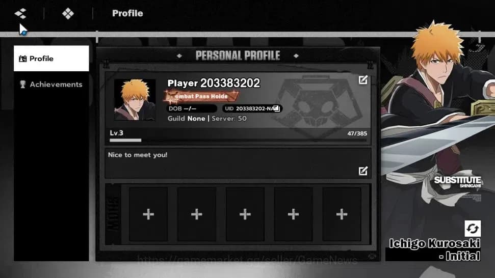 BLEACH: Soul Resonance Accounts Crunchyroll NA |Fresh Starter LV 3|2 SSR Sosuke Ai image 4
