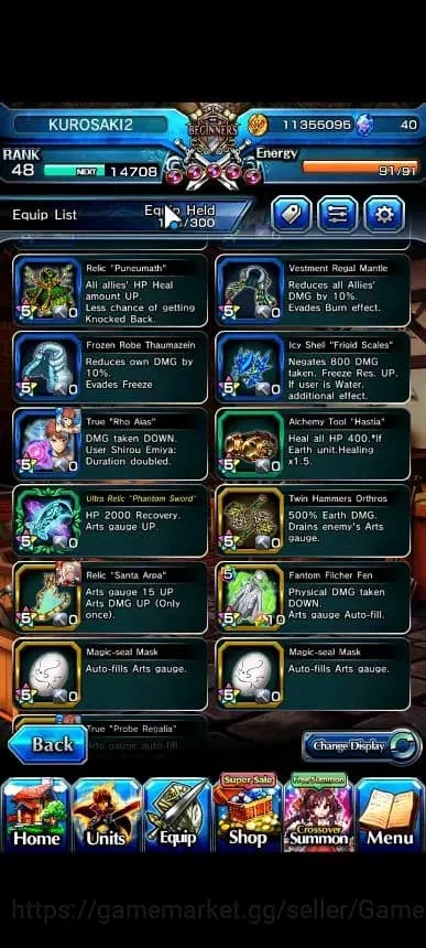 Grand Summoners Accounts Global|Rank 48|15 Ascend+6 TW|[2x SMiyu,Emiya,Kami image 11