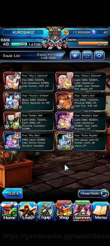 Grand Summoners Accounts Global|Rank 48|15 Ascend+6 TW|[2x SMiyu,Emiya,Kami image 5