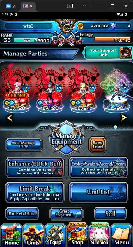 Grand Summoners Accounts GLOBAL|Ascend 4|Madoka Kaname(TW),Homura Akemi,Mam image 4