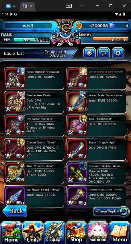 Grand Summoners Accounts GLOBAL|Ascend 4|Madoka Kaname(TW),Homura Akemi,Mam image 7