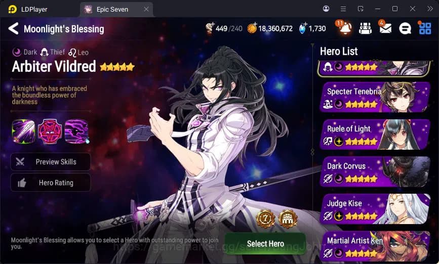 Epic Seven Accounts Global Unverif | 6ML | (Ilynav,Politis,Landy,Belia image 3