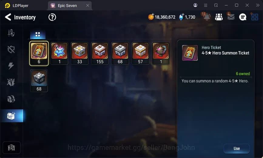 Epic Seven Accounts Global Unverif | 6ML | (Ilynav,Politis,Landy,Belia image 8