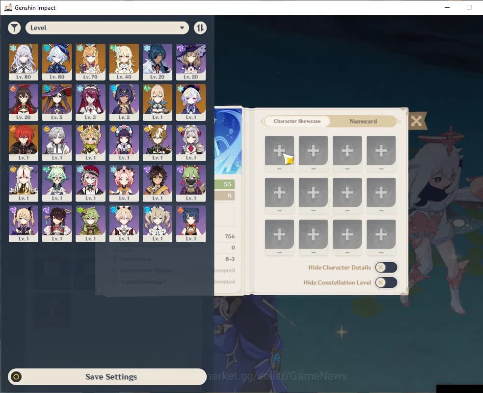 Genshin Impact Accounts ASIA|AR 55|Prime Team Skirk|3Limited+2(*5Wep)|(Ski image 1