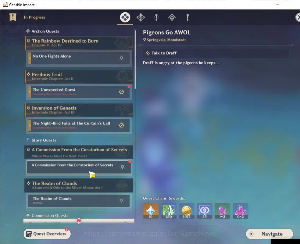 Genshin Impact Accounts ASIA|AR 55|Prime Team Skirk|3Limited+2(*5Wep)|(Ski image 11