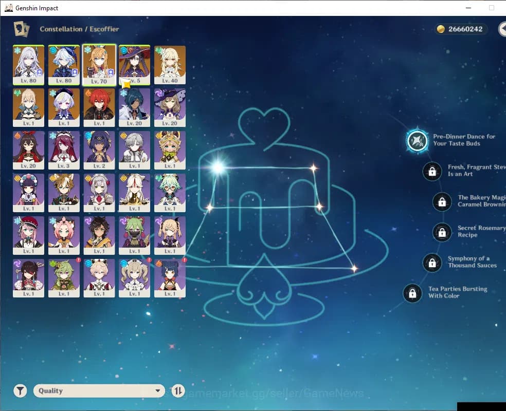 Genshin Impact Accounts ASIA|AR 55|Prime Team Skirk|3Limited+2(*5Wep)|(Ski image 4