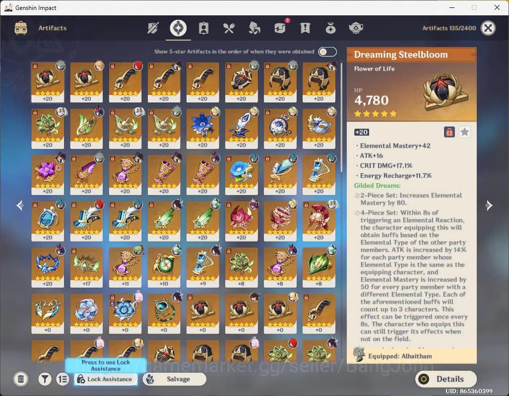 Genshin Impact Accounts ASIA|AR 55|4 limit| Columbina, Alhaitham, Nahida, image 14