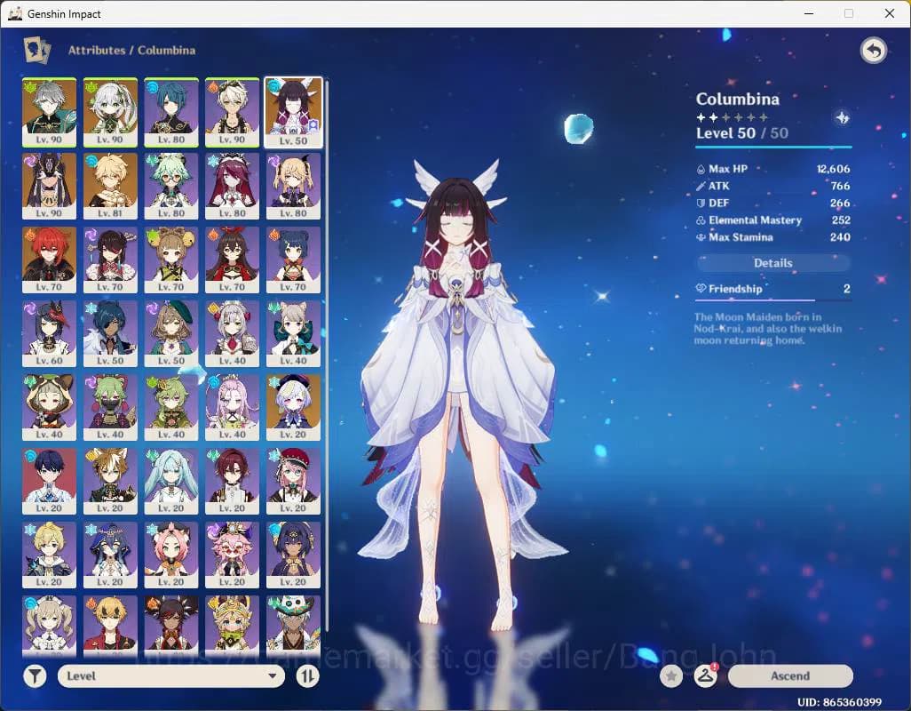 Genshin Impact Accounts ASIA|AR 55|4 limit| Columbina, Alhaitham, Nahida, image 17
