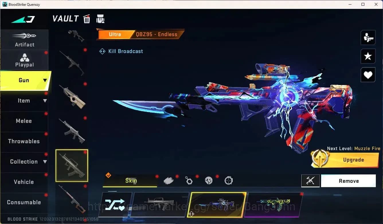 Blood Strike Accounts ASIA|EVO,MP5-GUARD(LVL5)|ETHERNAL,AUG(LVL2),M4A1(L image 17