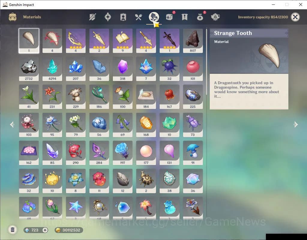 Genshin Impact Accounts Asia|AR 58|16 Limited +6(*5Weapon)|Zhongli,Ganyu, image 6