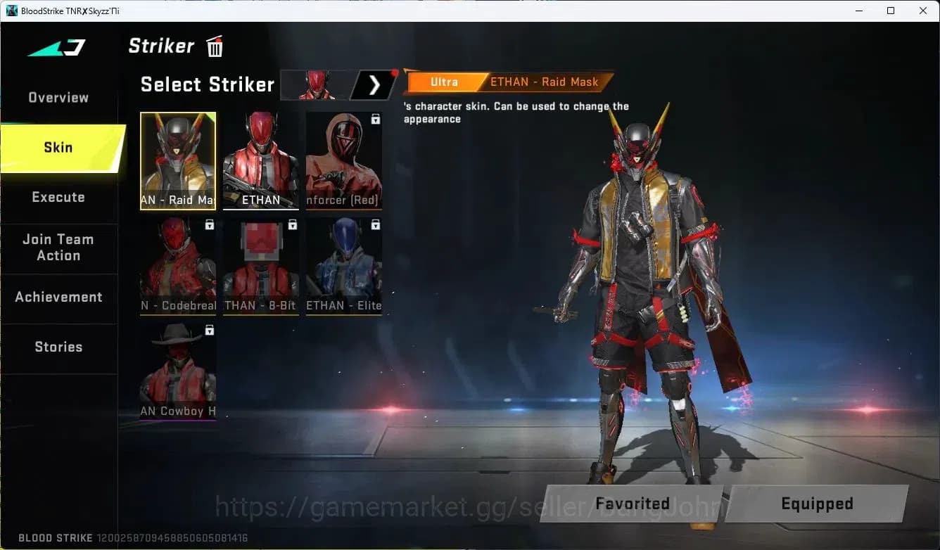 Blood Strike Accounts ASIA |LIMITED=BUTTERFLY KNIFE,AR97|COLLAB=QBZ95,KA image 13