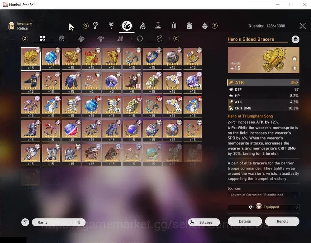Honkai Star Rail Accounts Asia|TL 70|2,2K SJ+Selector B5|18 Limited|Casto+Si image 8