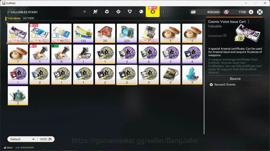 Arknights: Endfield Accounts ASIA | STARTER | Tangtang, Ardelia, WP 6s 2 check image 13