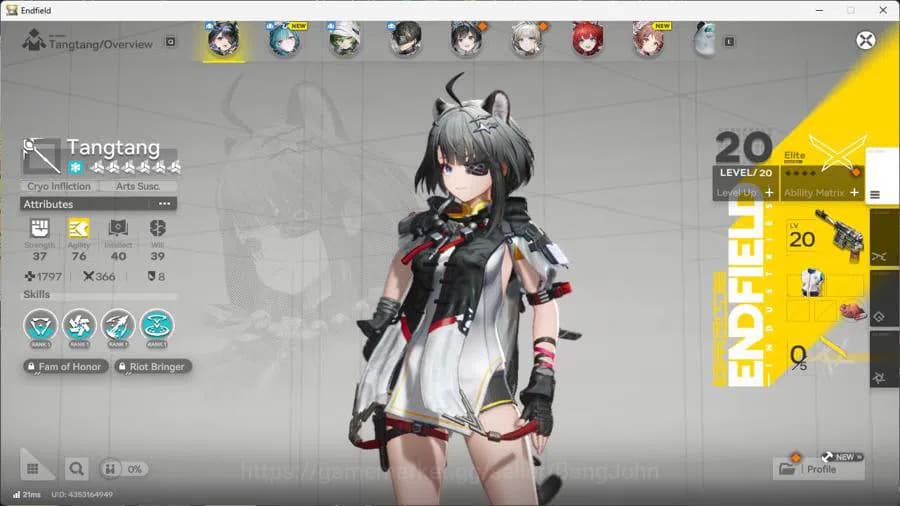 Arknights: Endfield Accounts ASIA | STARTER | Tangtang, Ardelia, WP 6s 2 check image 6