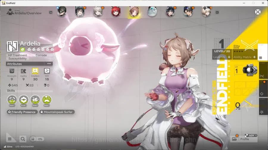 Arknights: Endfield Accounts ASIA | STARTER | Tangtang, Ardelia, WP 6s 2 check image 7