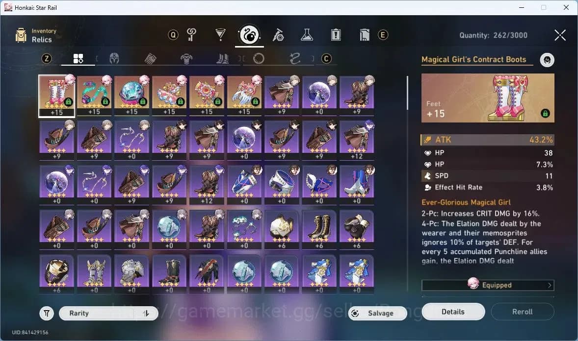 Honkai Star Rail Accounts ASIA | TL40 |Evanescia L60+Sign|Acheron L60|Dan He image 10