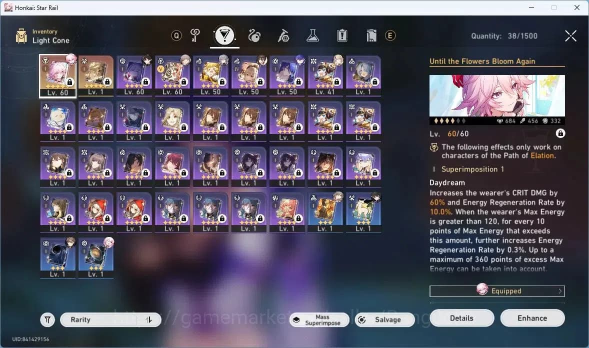 Honkai Star Rail Accounts ASIA | TL40 |Evanescia L60+Sign|Acheron L60|Dan He image 9