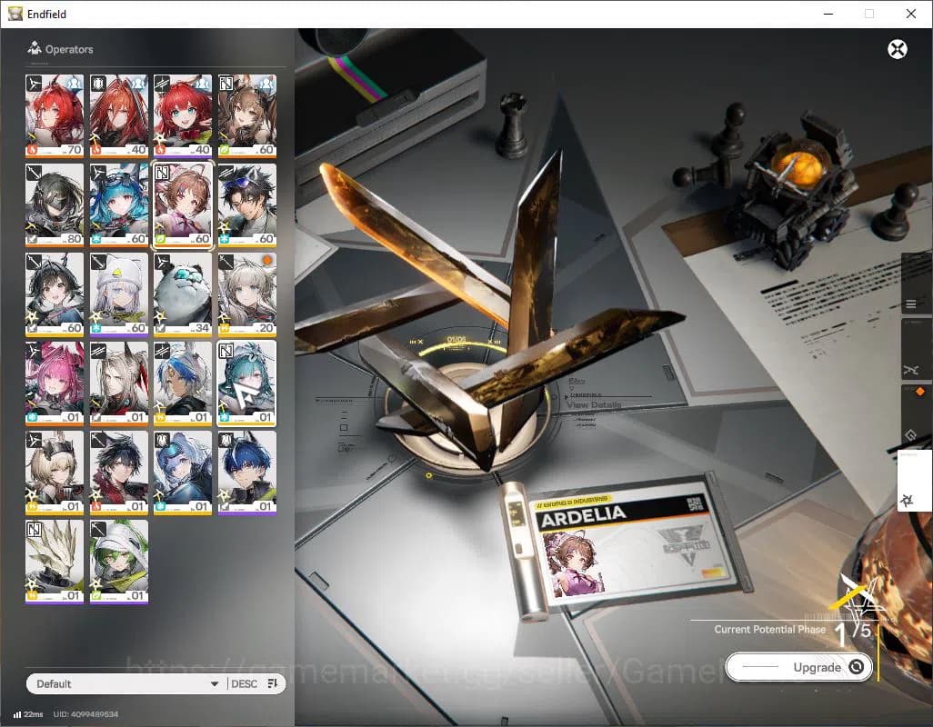 Arknights: Endfield Accounts ASIA|Lv 51|SSR 7(3Limit) [Laevatain,Gilberta,yvonn image 19