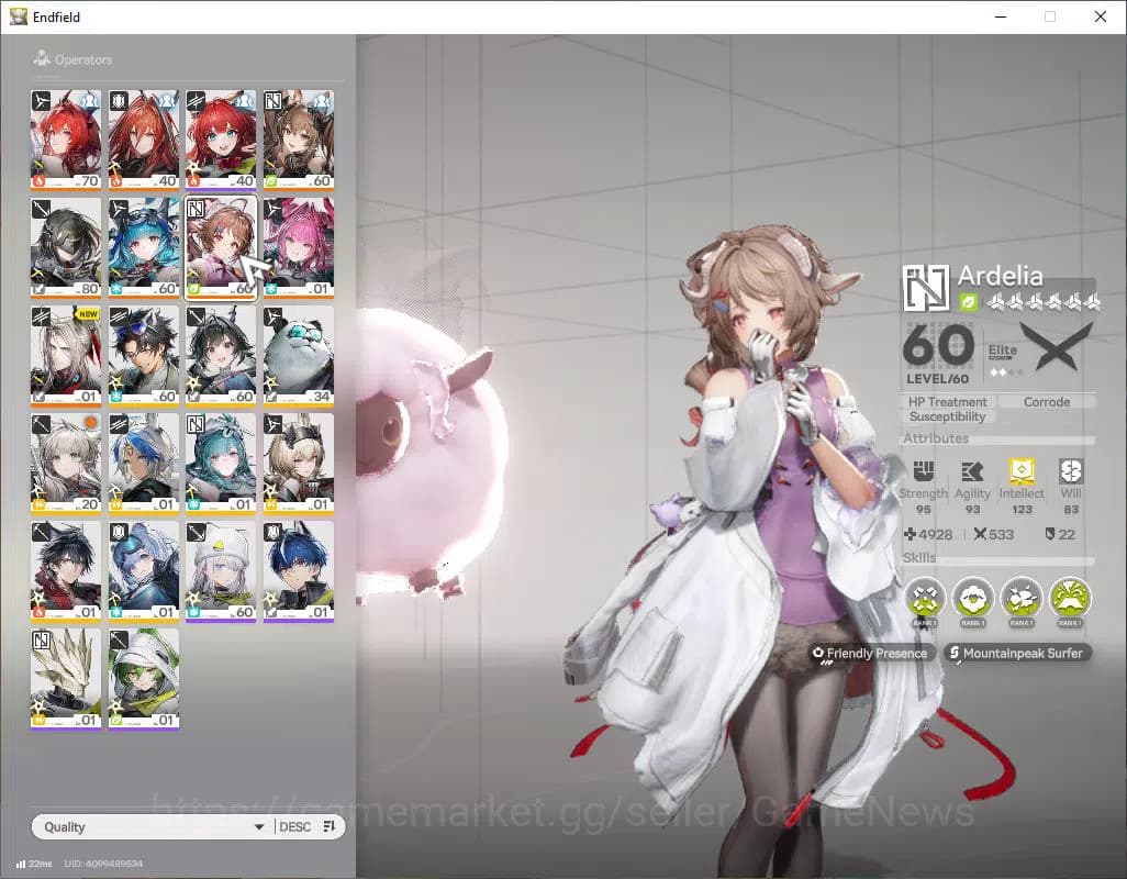 Arknights: Endfield Accounts ASIA|Lv 51|SSR 7(3Limit) [Laevatain,Gilberta,yvonn image 6