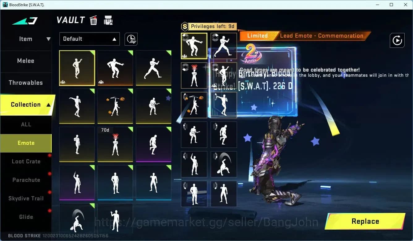 Blood Strike Accounts ASIA | 6 Collab Skins | Eternal UMP45-Infinite |2 image 16