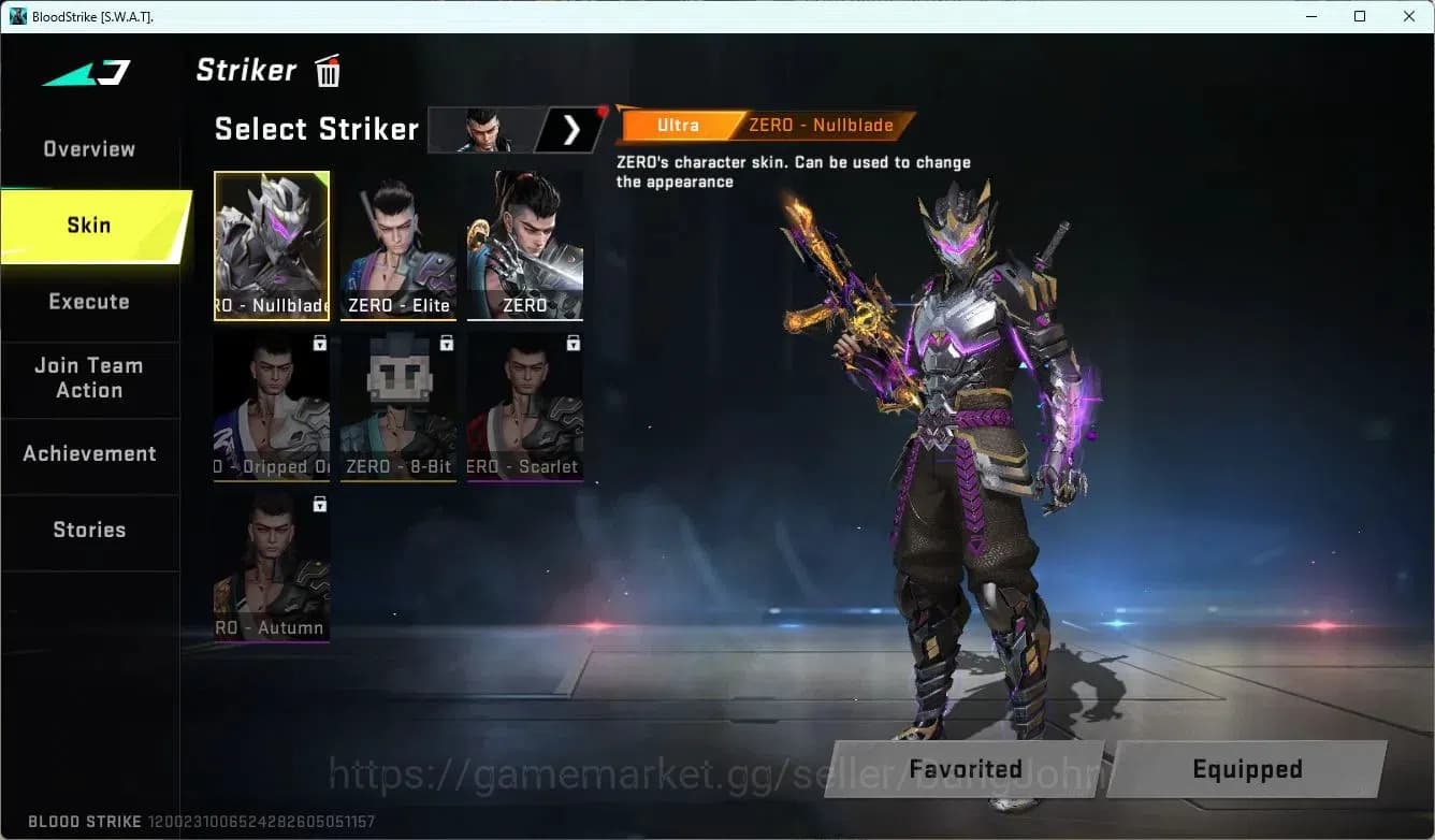 Blood Strike Accounts ASIA | 6 Collab Skins | Eternal UMP45-Infinite |2 image 6