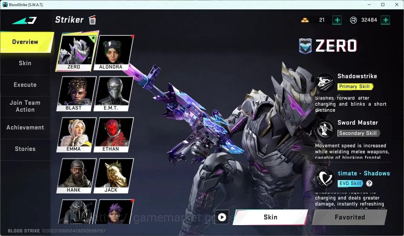Blood Strike Accounts ASIA | 6 Collab Skins | Eternal UMP45-Infinite |2 image 7
