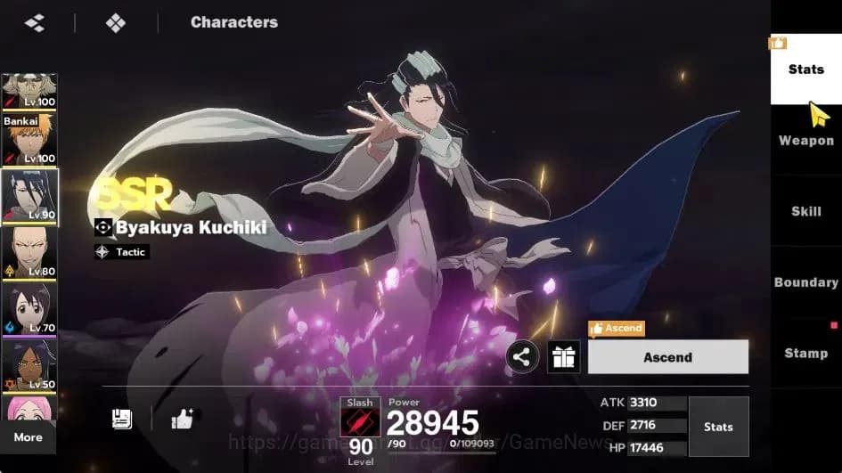 BLEACH: Soul Resonance Accounts NuverseSEA|LV 71|8 SSR [(AizenB5,UrahB2,Ichigo,Bya image 14