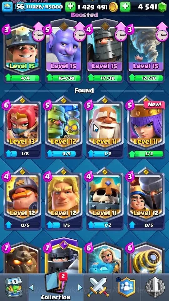 Clash Royale Accounts Lv56|KTL 15|Trophy 8172|Card 121|16 EVO,2 Hero,8 C image 14