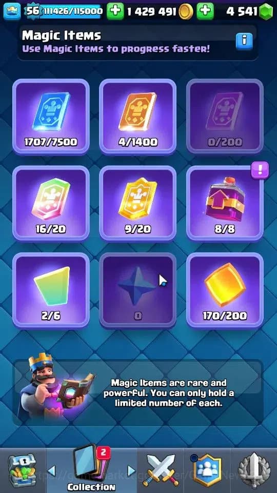 Clash Royale Accounts Lv56|KTL 15|Trophy 8172|Card 121|16 EVO,2 Hero,8 C image 6