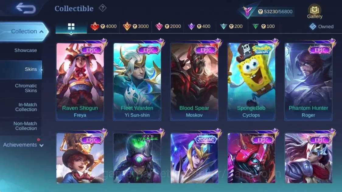 Mobile Legends: Bang Bang Accounts Global|Hero 91|Skin 190|Renowned|PRIME GR|Transfor image 13