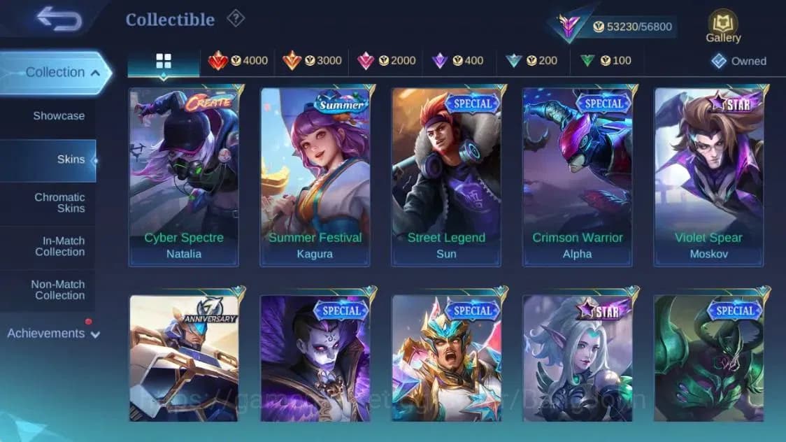 Mobile Legends: Bang Bang Accounts Global|Hero 91|Skin 190|Renowned|PRIME GR|Transfor image 19