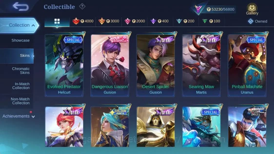 Mobile Legends: Bang Bang Accounts Global|Hero 91|Skin 190|Renowned|PRIME GR|Transfor image 20