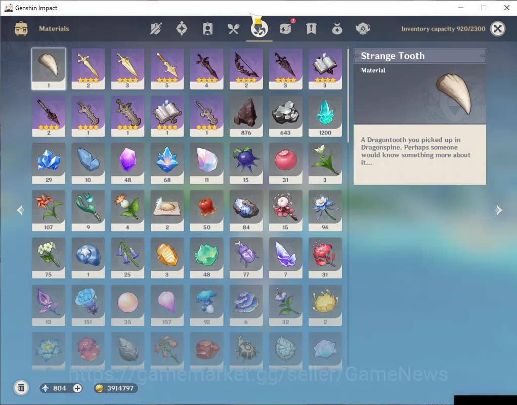 Genshin Impact Accounts ASIA|AR 59|11 Limited+5(*5Weapon)|MHuTao+Sign,Arle image 10