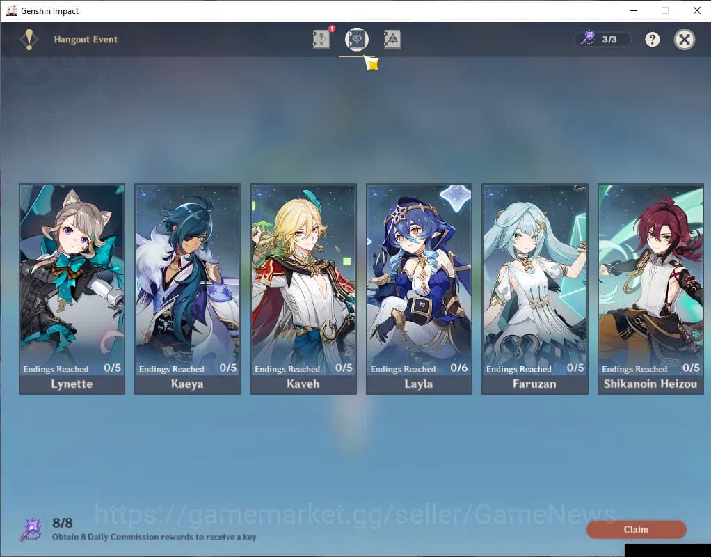 Genshin Impact Accounts ASIA|AR 59|11 Limited+5(*5Weapon)|MHuTao+Sign,Arle image 14